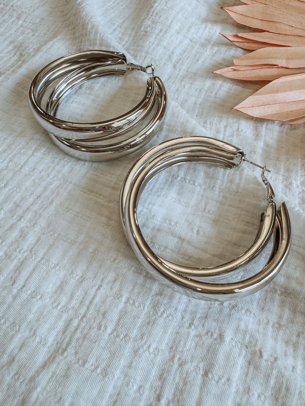 Amy Silver Hoops