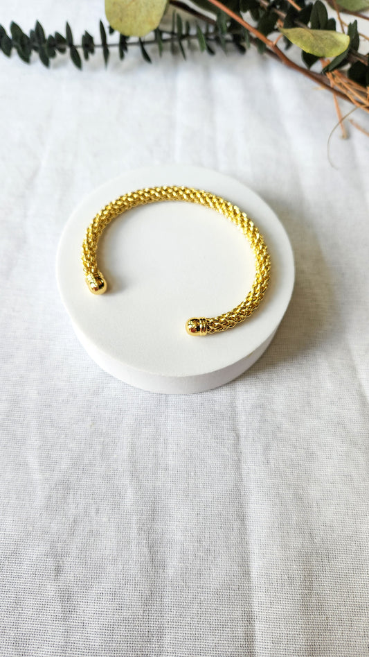 Adjustable robe gold cuff Bracelet
