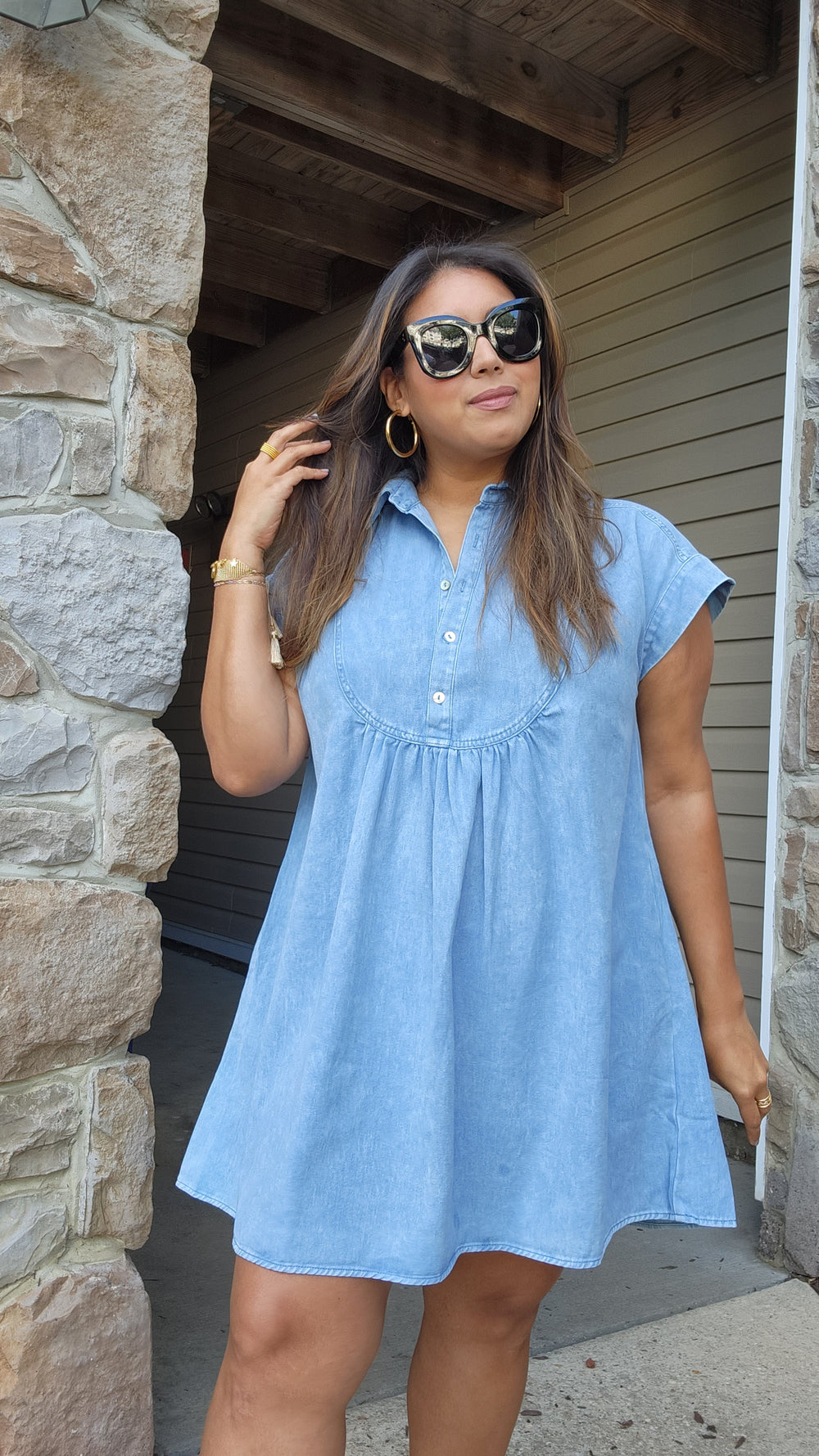 Eliana Denim Dress