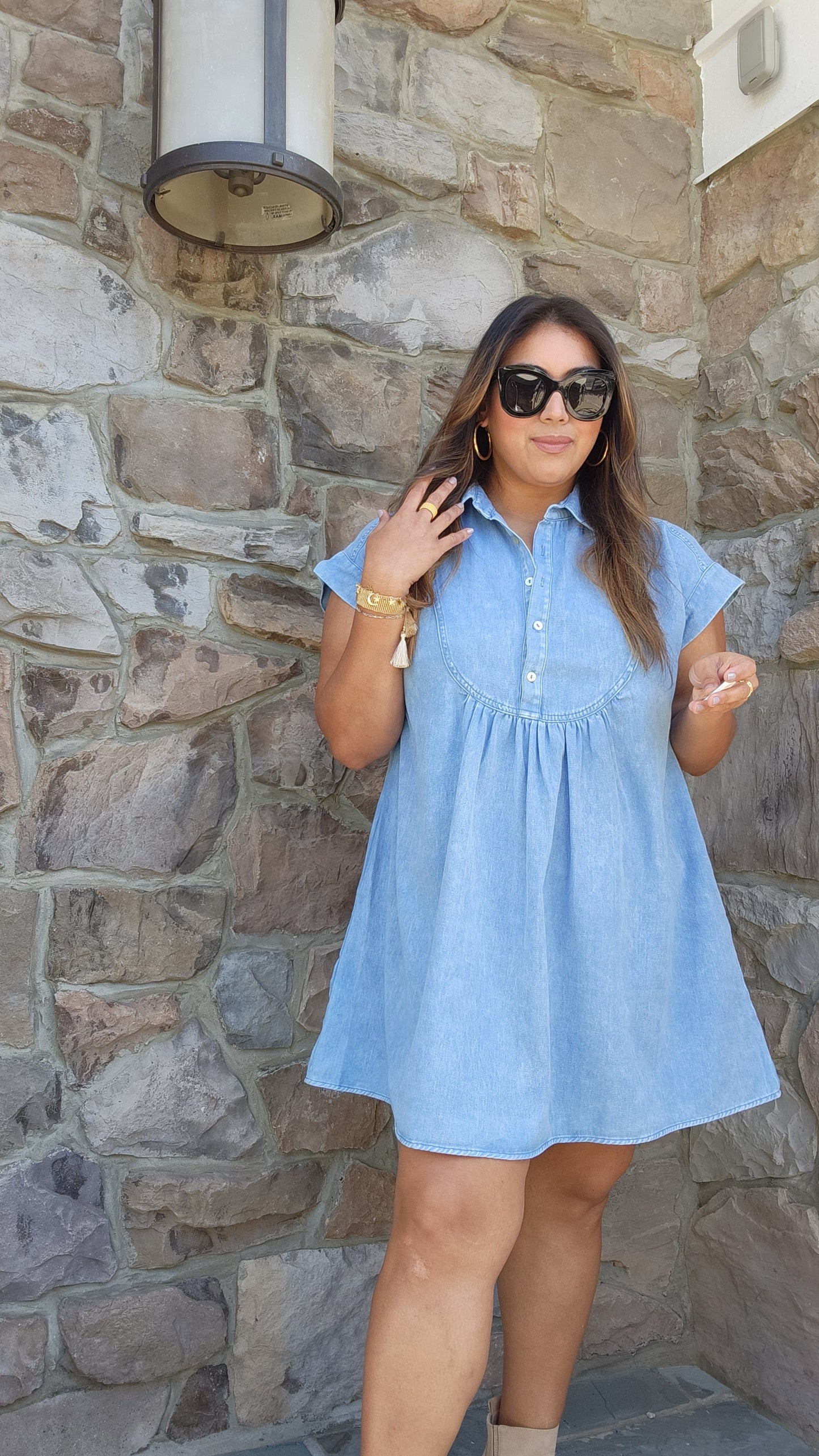 Eliana Denim Dress