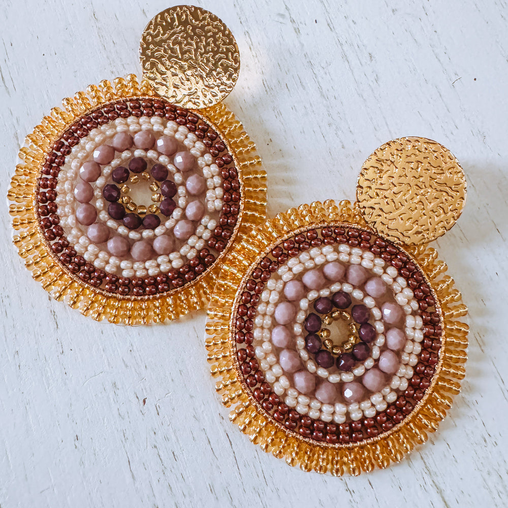 Vivianna Earrings Brown