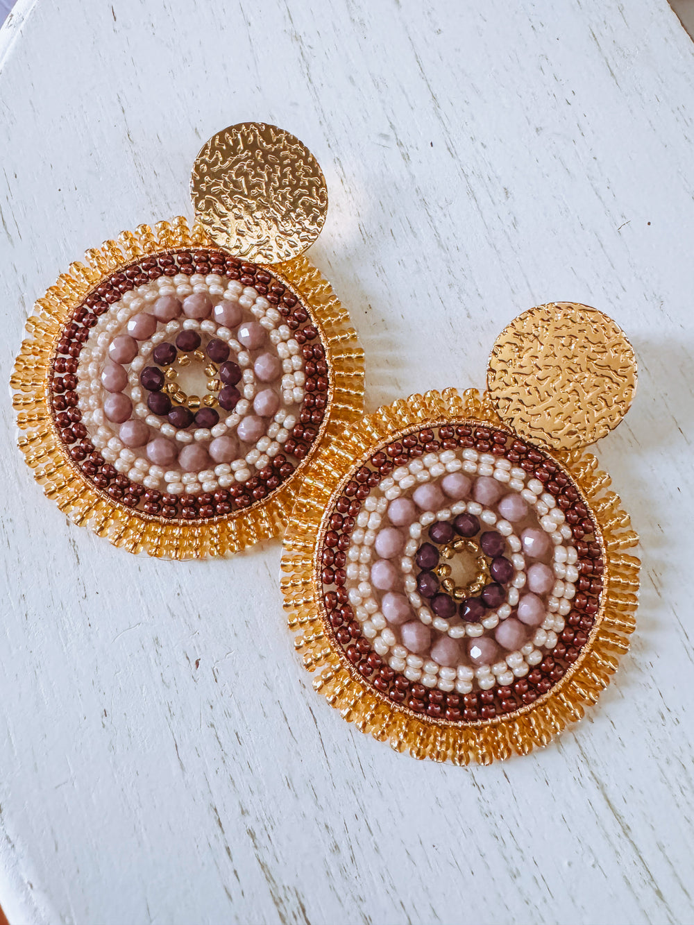 Vivianna Earrings Brown