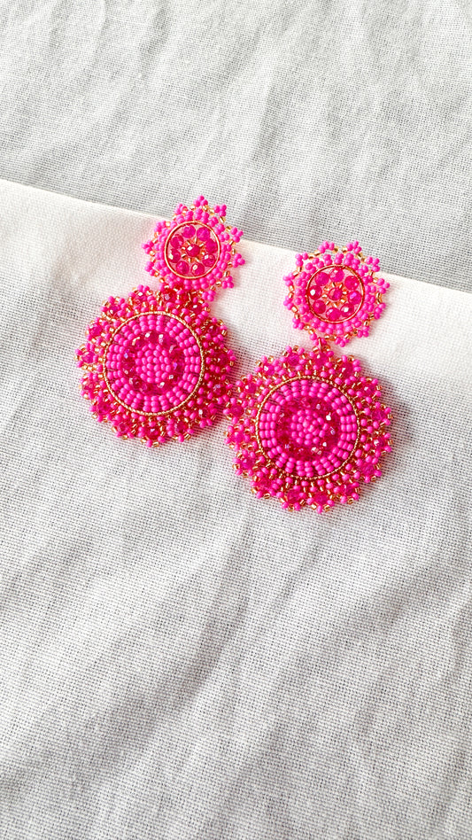 Alondra Earrings Pink