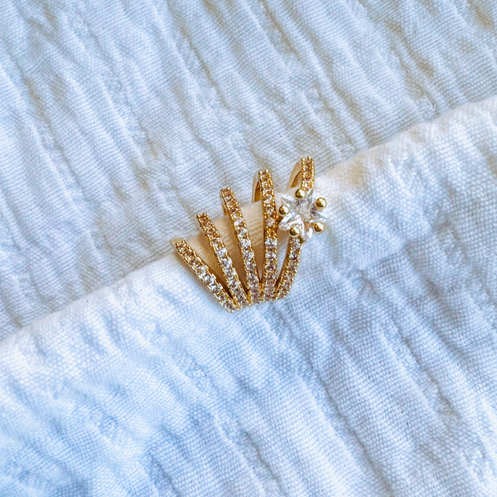 Ear Cuff Earring Gold