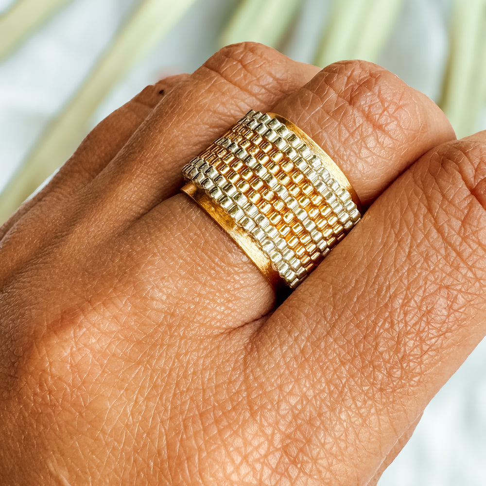 Lexie Silver & Gold Ring