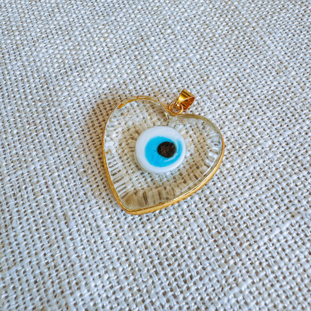 Love Eye Heart Charm