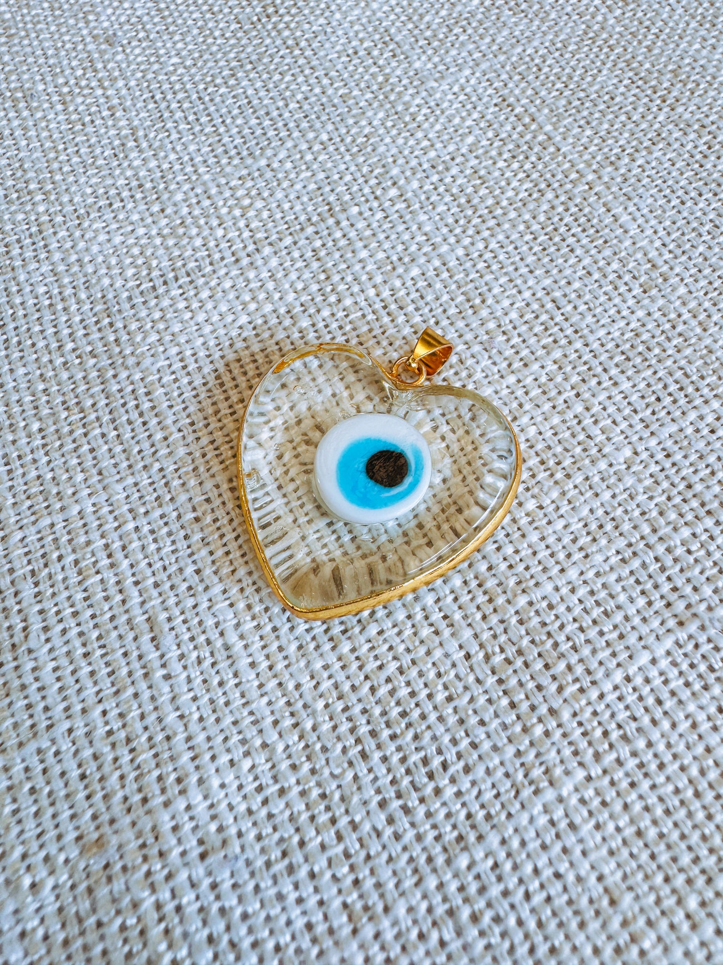 Love Eye Heart Charm