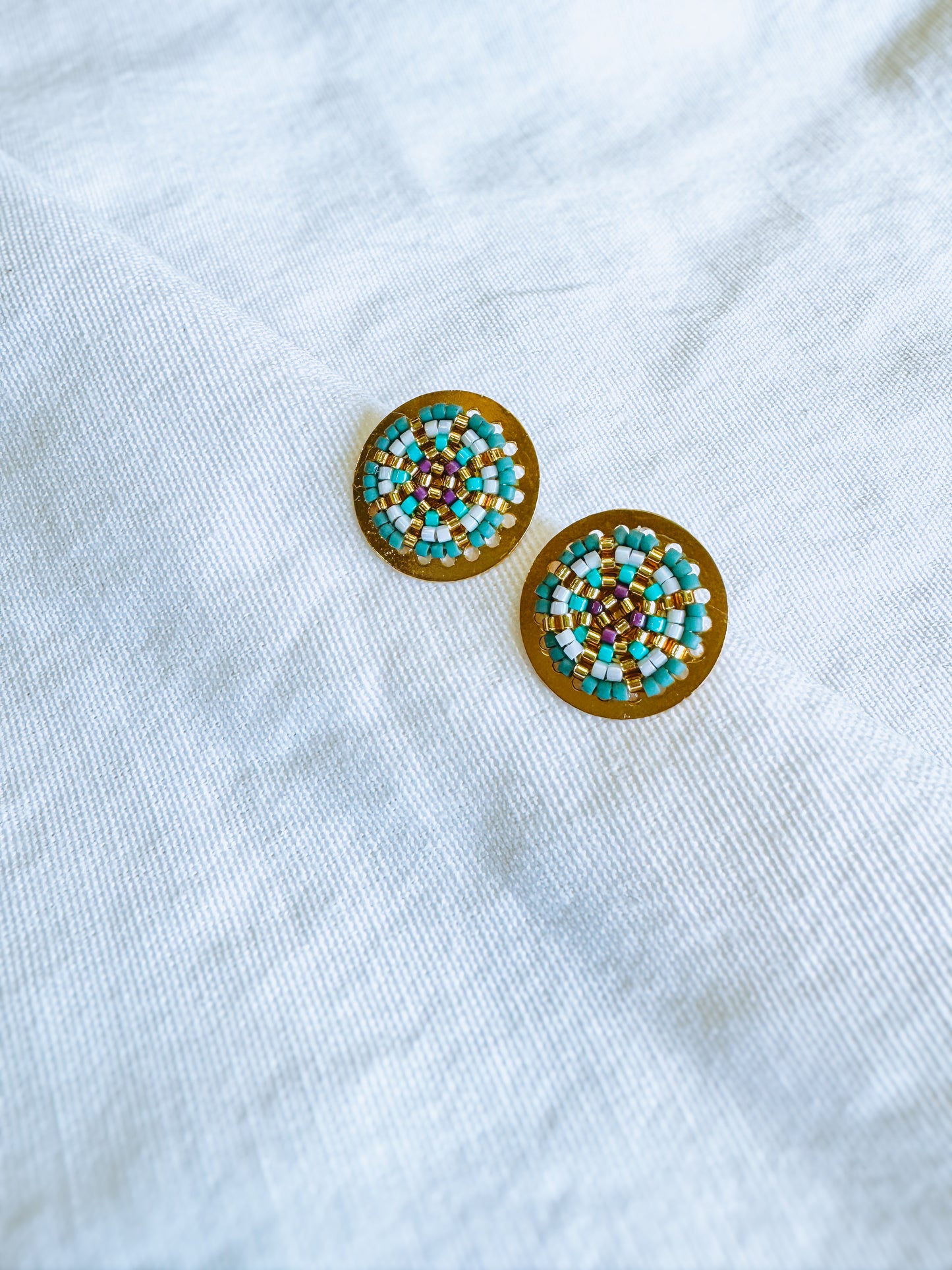 Small beaded studs 