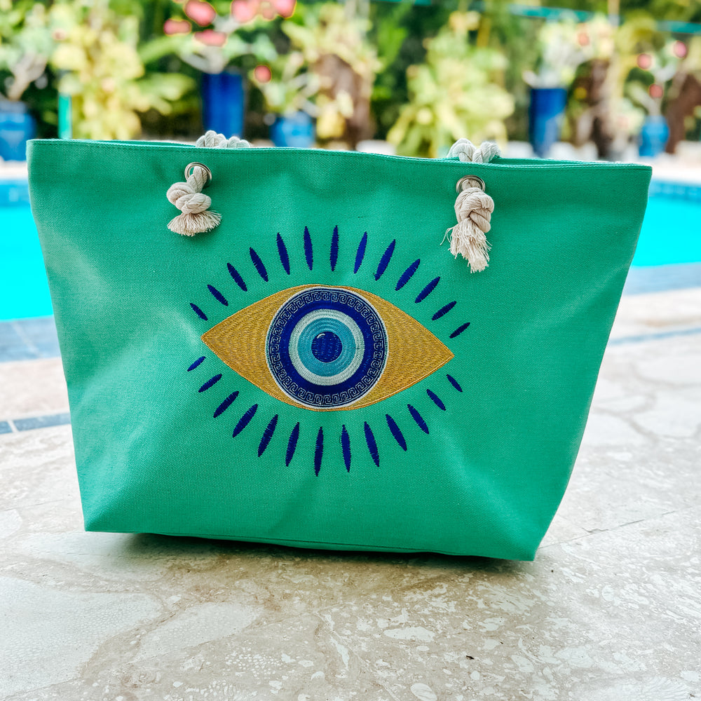 Cabana Beach Bag Mint