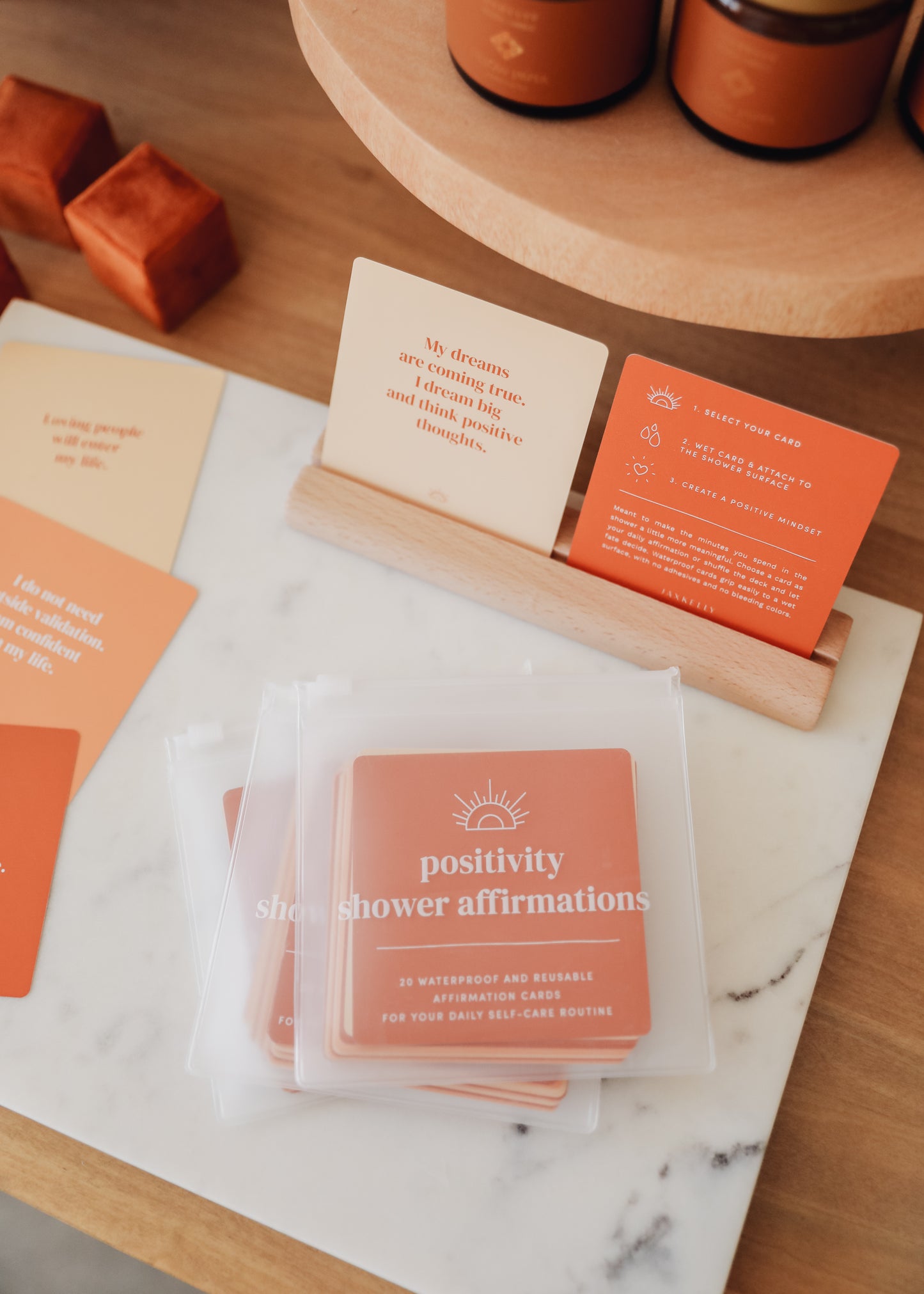 Shower Affirmation Cards Holiday Gifts 