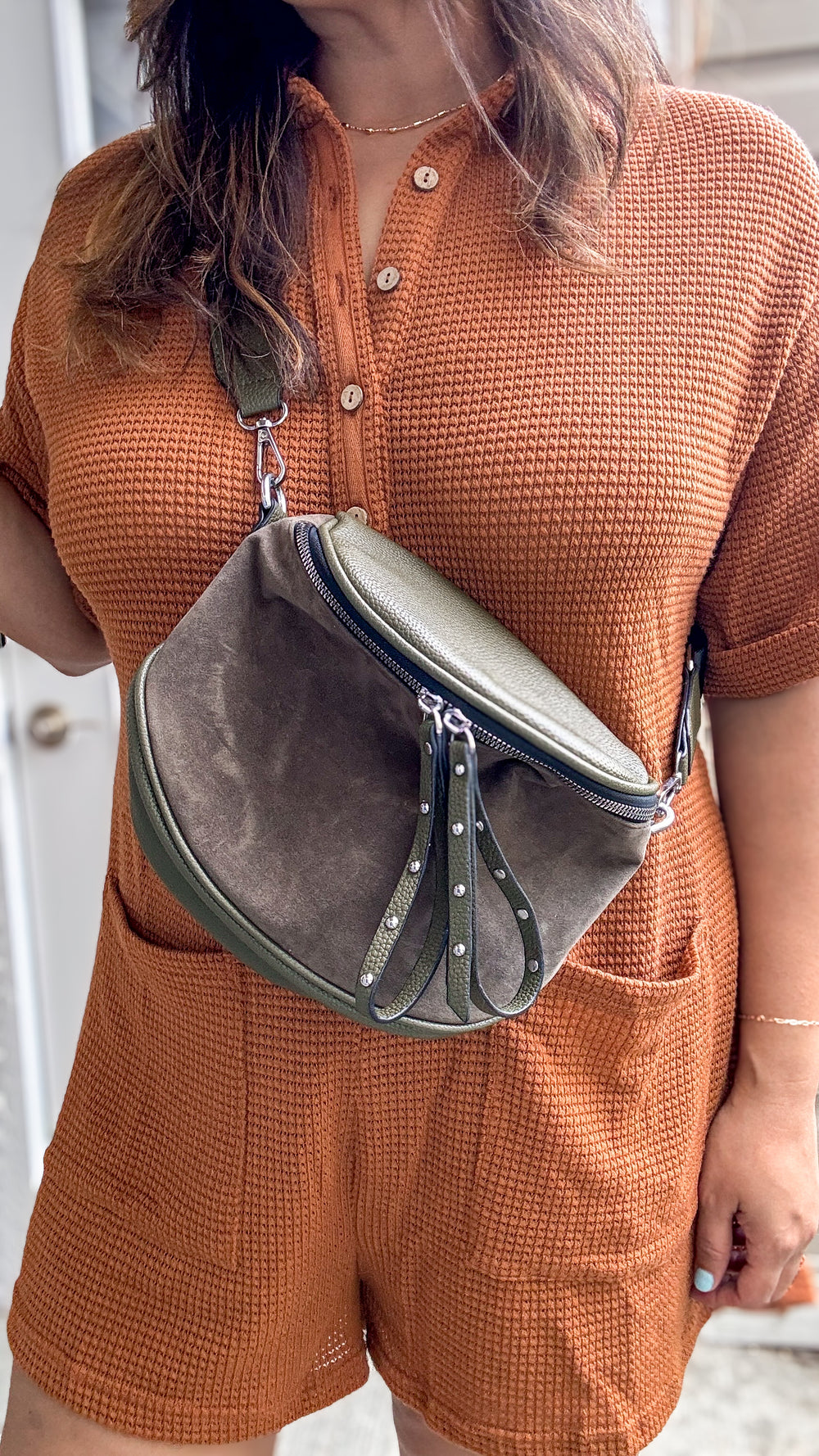 The Cross Body Bag Olive