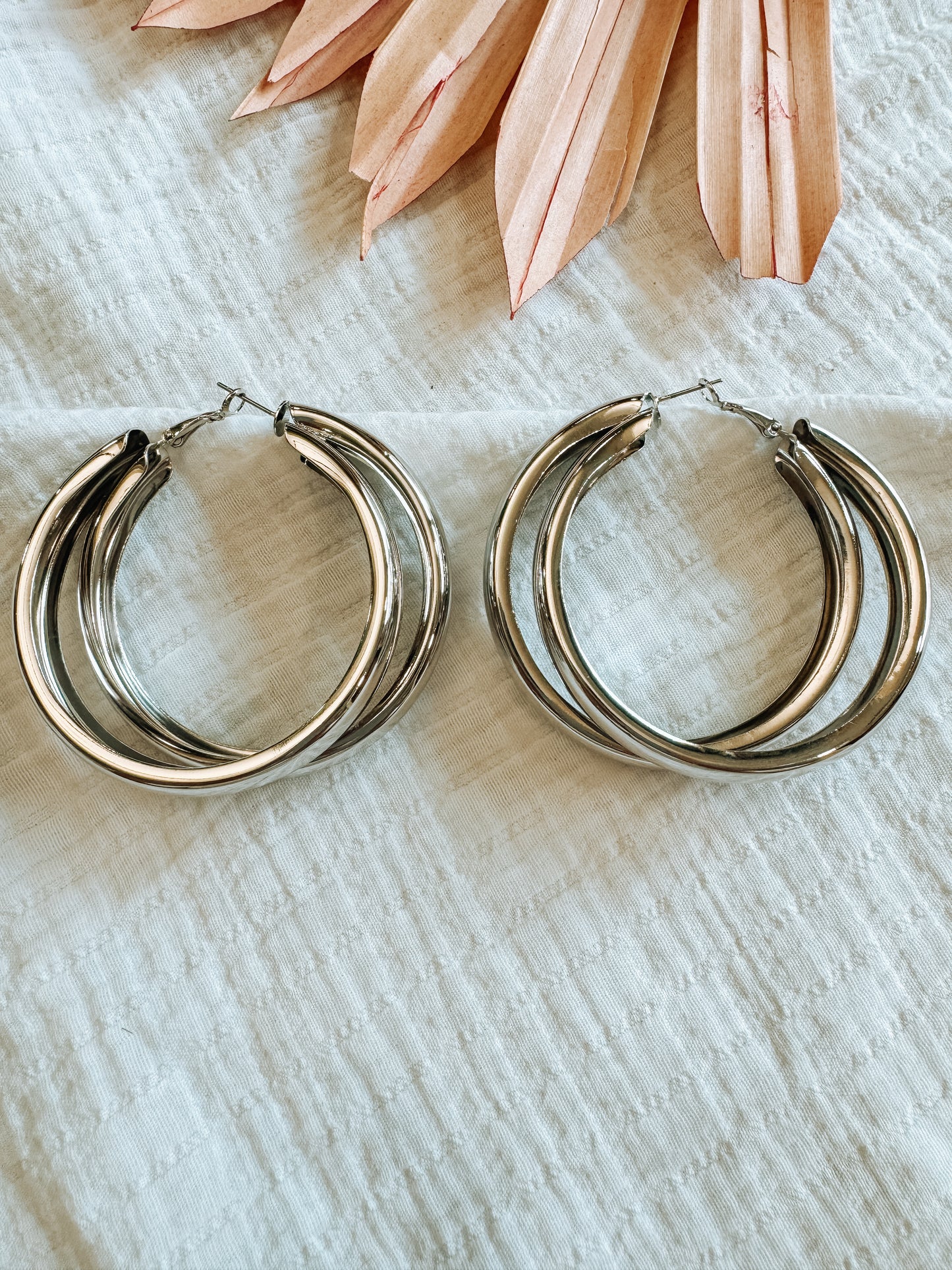 Amy Silver Hoops