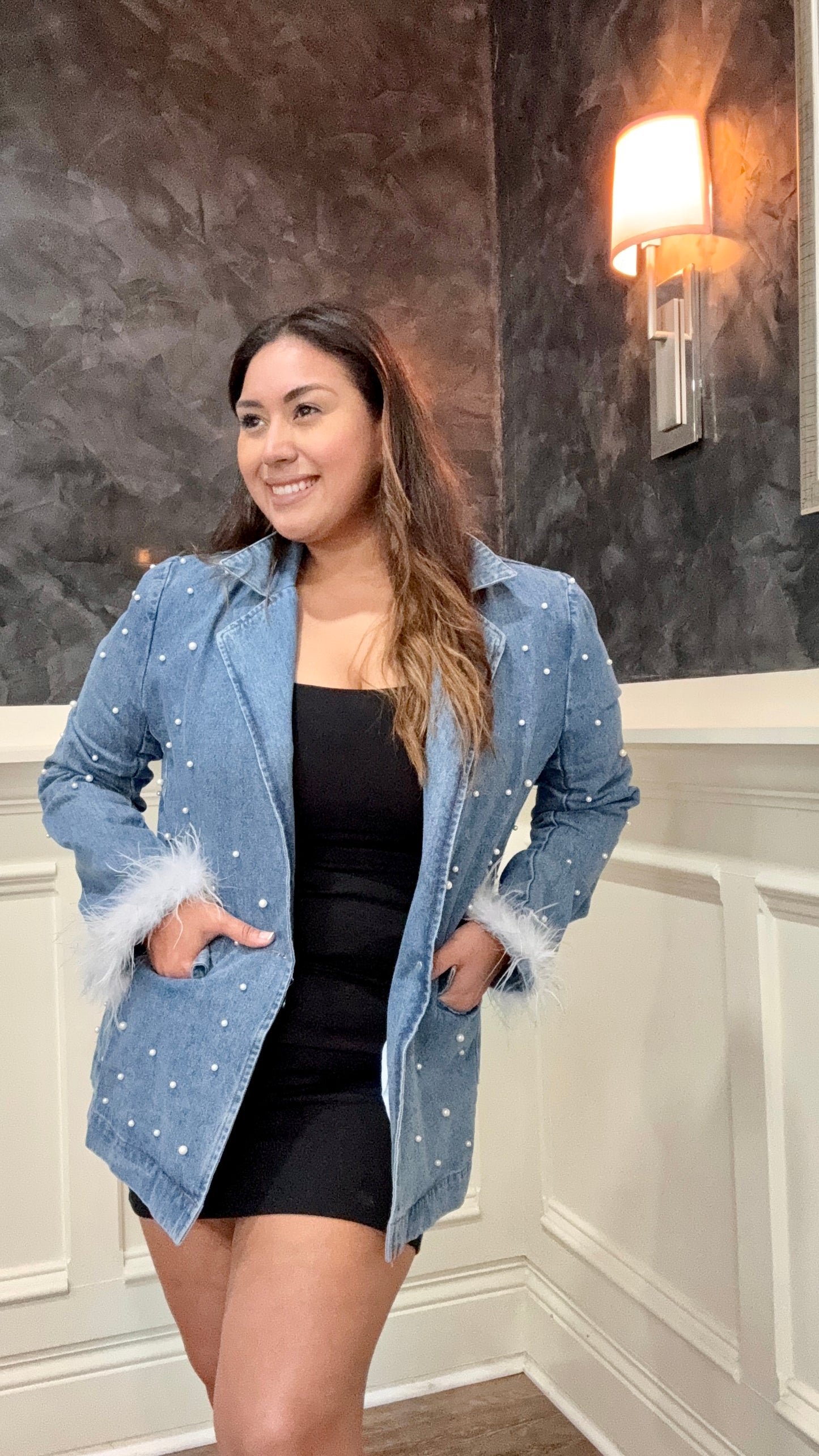 Carla Denim Blazer