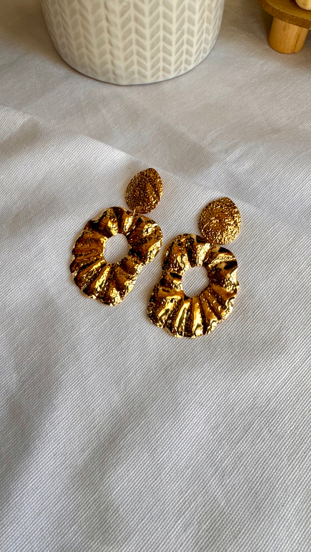 Lorna Hammered Earrings