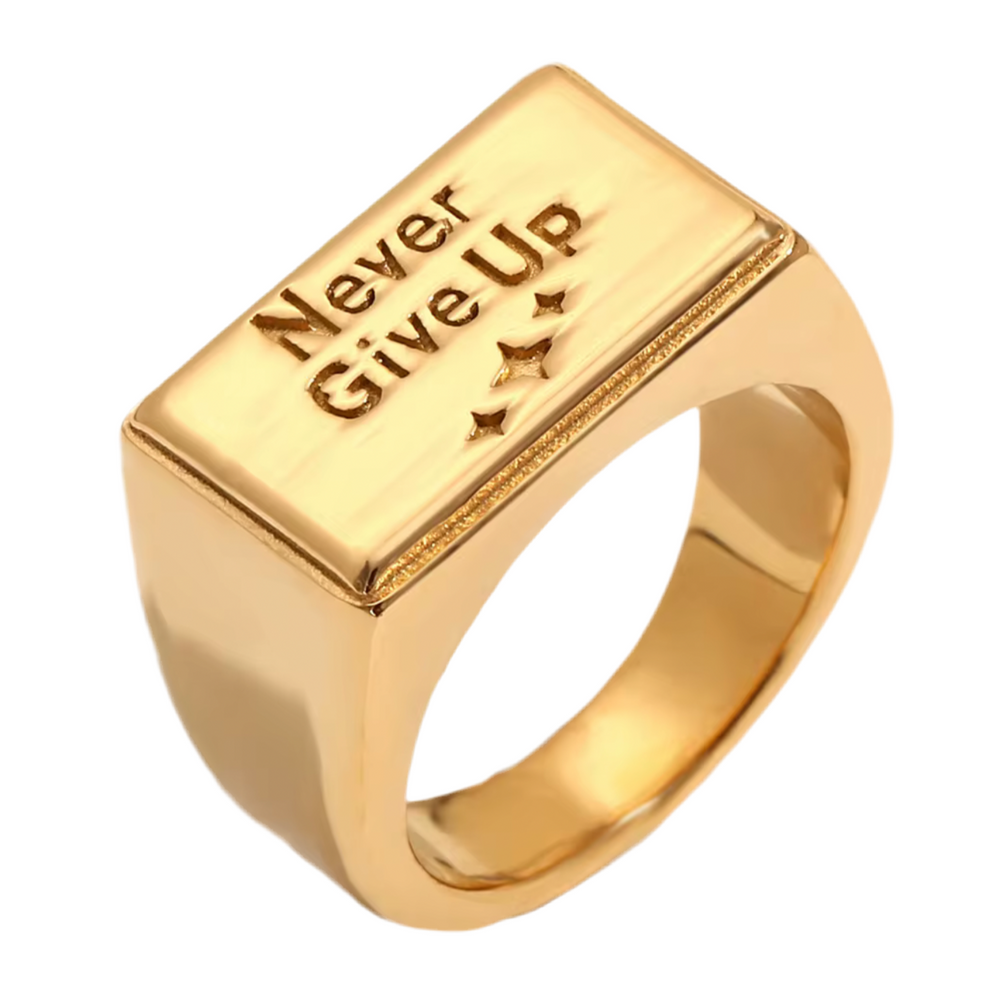 Never Give Up Ring 