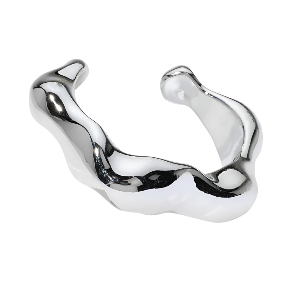 Wave Silver Bracelet Cuff